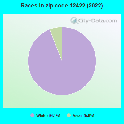 Races in zip code 12422 (2022)