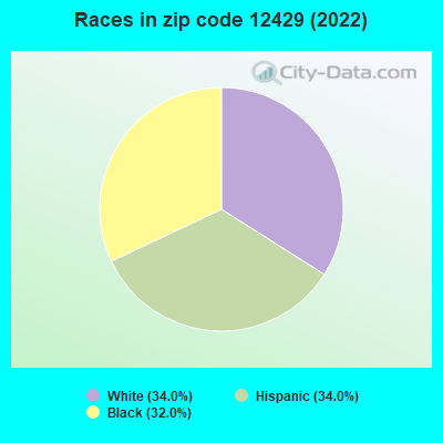 Races in zip code 12429 (2022)