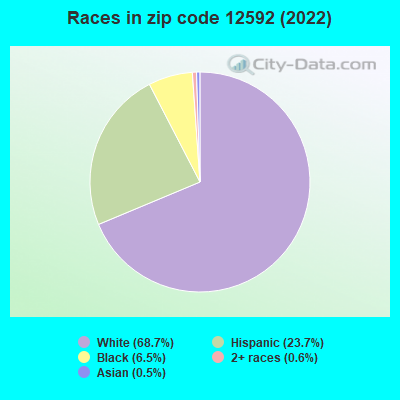 Races in zip code 12592 (2022)