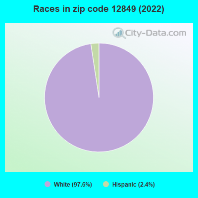 Races in zip code 12849 (2022)