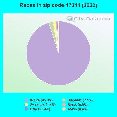 Races in zip code 17241 (2022)