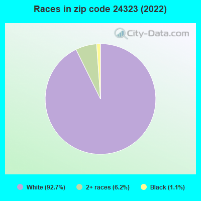 Races in zip code 24323 (2022)