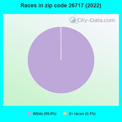 Races in zip code 26717 (2022)