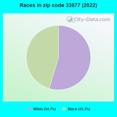 Races in zip code 33877 (2022)