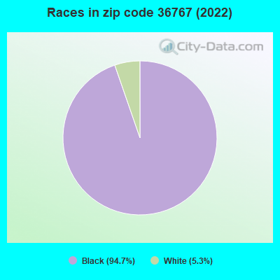 Races in zip code 36767 (2022)