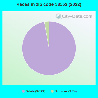 Races in zip code 38552 (2022)
