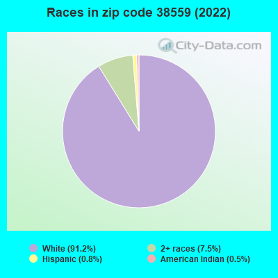 Races in zip code 38559 (2022)