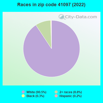 Races in zip code 41097 (2022)