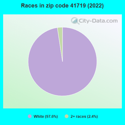 Races in zip code 41719 (2022)