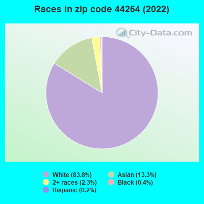 Races in zip code 44264 (2022)