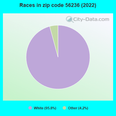 Races in zip code 56236 (2022)