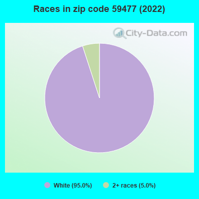 Races in zip code 59477 (2022)