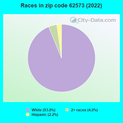 Races in zip code 62573 (2022)