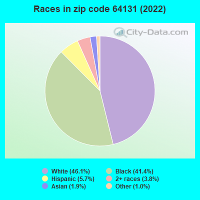 Races in zip code 64131 (2022)