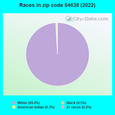 Races in zip code 64638 (2022)