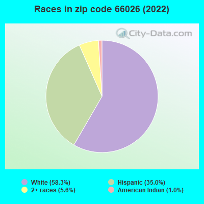 Races in zip code 66026 (2022)