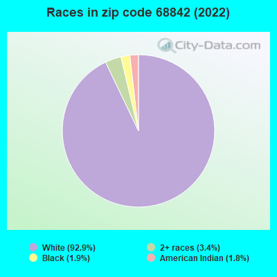 Races in zip code 68842 (2022)