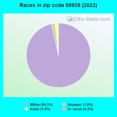 Races in zip code 68859 (2022)