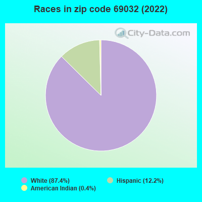 Races in zip code 69032 (2022)