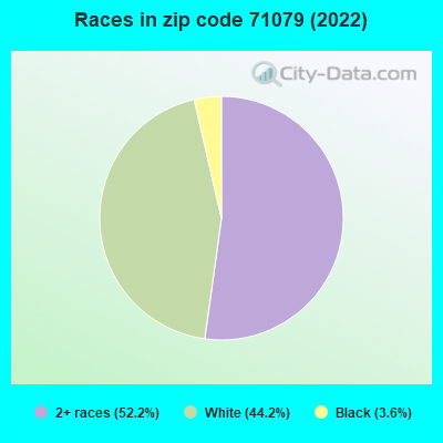 Races in zip code 71079 (2022)
