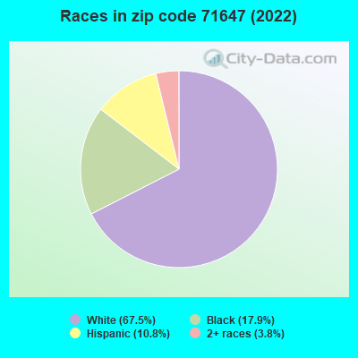 Races in zip code 71647 (2022)
