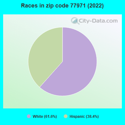 Races in zip code 77971 (2022)