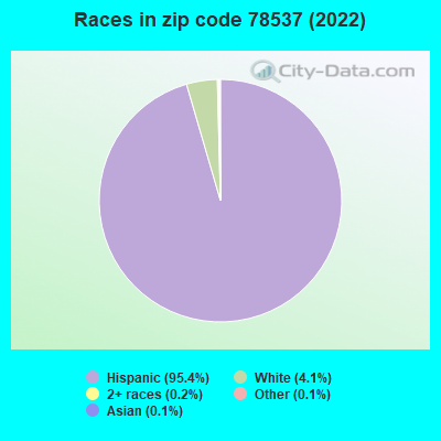 Races in zip code 78537 (2022)
