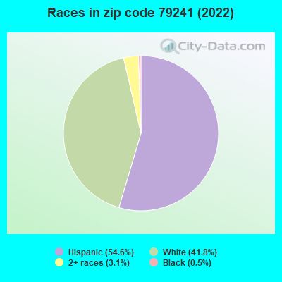 Races in zip code 79241 (2022)