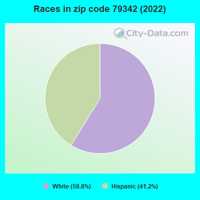 Races in zip code 79342 (2022)