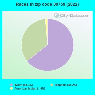 Races in zip code 80759 (2022)