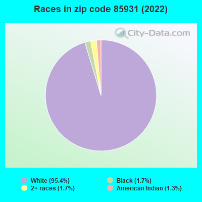 Races in zip code 85931 (2022)