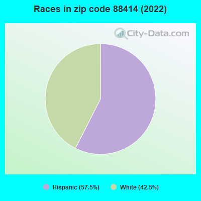 Races in zip code 88414 (2022)