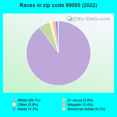 Races in zip code 99005 (2022)