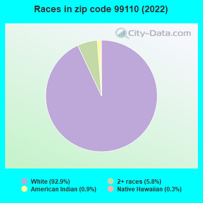 Races in zip code 99110 (2022)