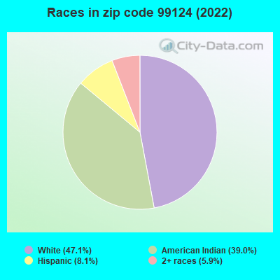 Races in zip code 99124 (2022)