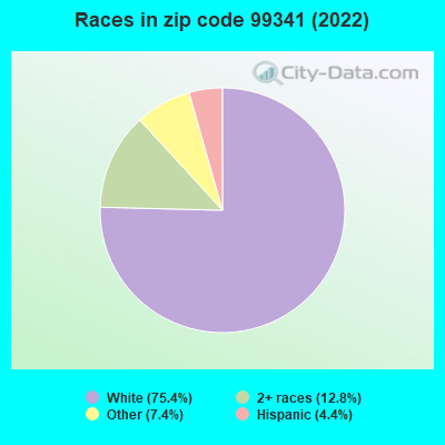 Races in zip code 99341 (2022)