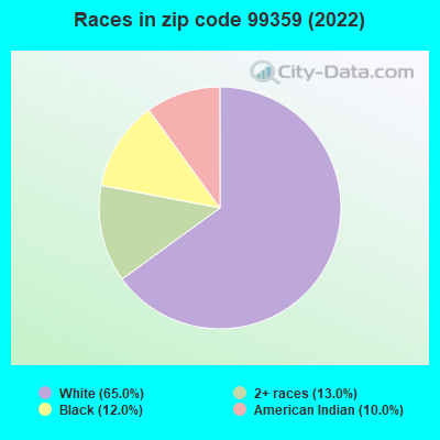 Races in zip code 99359 (2022)