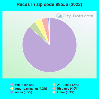 Races in zip code 99556 (2022)