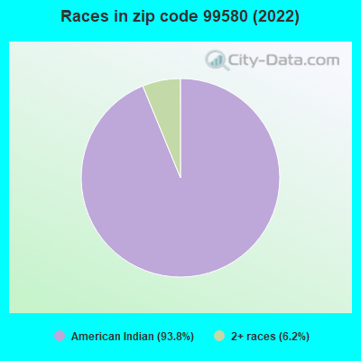 Races in zip code 99580 (2022)