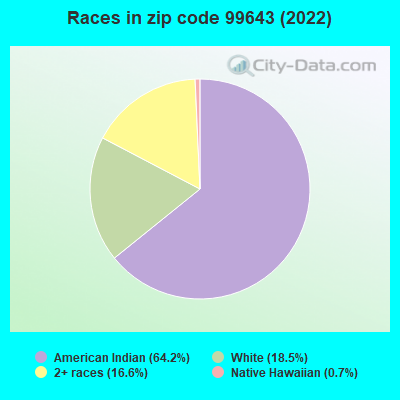 Races in zip code 99643 (2022)