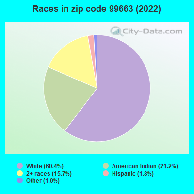 Races in zip code 99663 (2022)