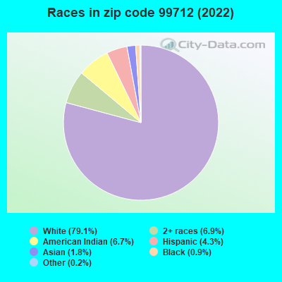 Races in zip code 99712 (2022)