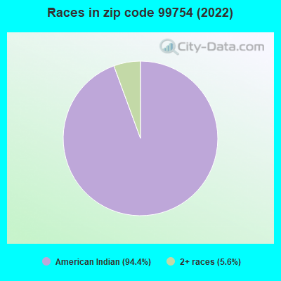 Races in zip code 99754 (2022)