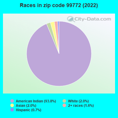 Races in zip code 99772 (2022)