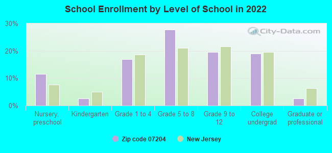 School Enrollment by Level of School in 2022