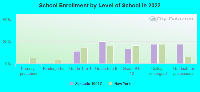 School Enrollment by Level of School in 2022