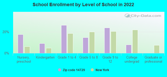 School Enrollment by Level of School in 2022