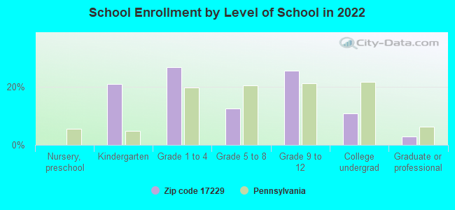 School Enrollment by Level of School in 2022