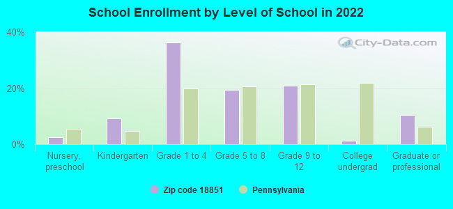 School Enrollment by Level of School in 2022