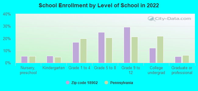 School Enrollment by Level of School in 2022